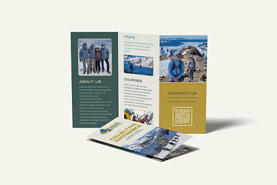 Brochure Design for Mountain Guides design