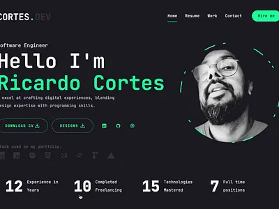 cortesdev.de api nextjs portfolio react redux tailwind