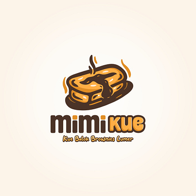 Mimi Kue for Brownies Company branding bread brownies chocolate graphic design logo