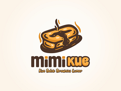 Mimi Kue for Brownies Company branding bread brownies chocolate graphic design logo