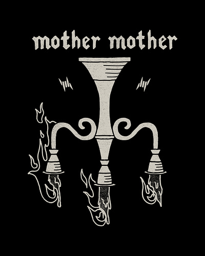 Mother Mother Merch #1 band design draw drawing graphic graphic design illustration merch merch design vector