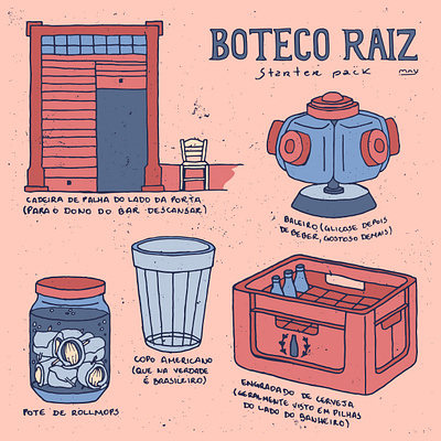 Boteco Raiz design draw drawing graphic graphic design illustration vector