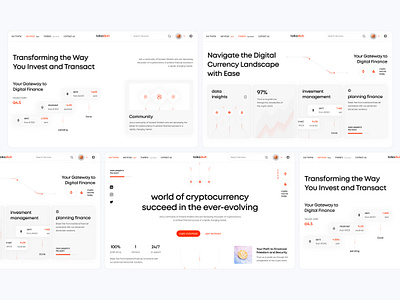 Crypto - tokoduit buy crypto cryptocurrency digital finance landing page landing page design money payment sell ui deseign uiux web web design website website design