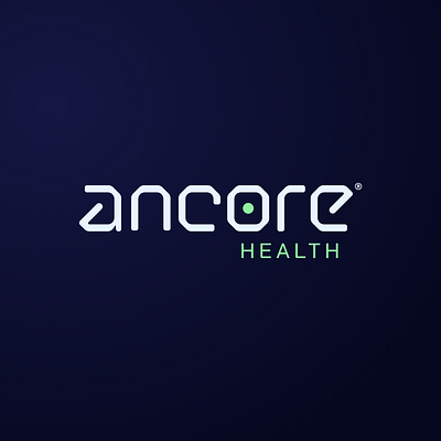Ancore Health - Logotype brand evolution brand identity brand refresh branding custom type data healthcare healthcare consulting logo logo design logotype logotype design tech