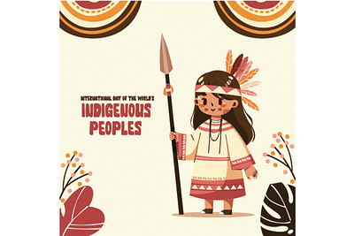 International Day of the World's Indigenous Peoples Background american awareness background celebration clothing community culture day diversity element event hindi india indigenous nature people symbol traditional tribal women