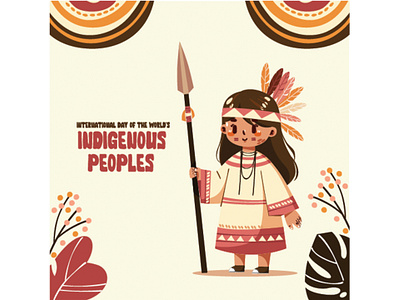 International Day of the World's Indigenous Peoples Background american awareness background celebration clothing community culture day diversity element event hindi india indigenous nature people symbol traditional tribal women