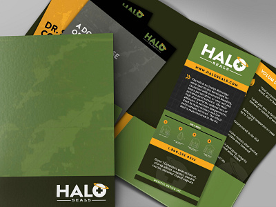 Halo Medical Seal branding, web, and marketing materials. logo medical