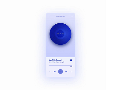 Music Player 🎧 ui