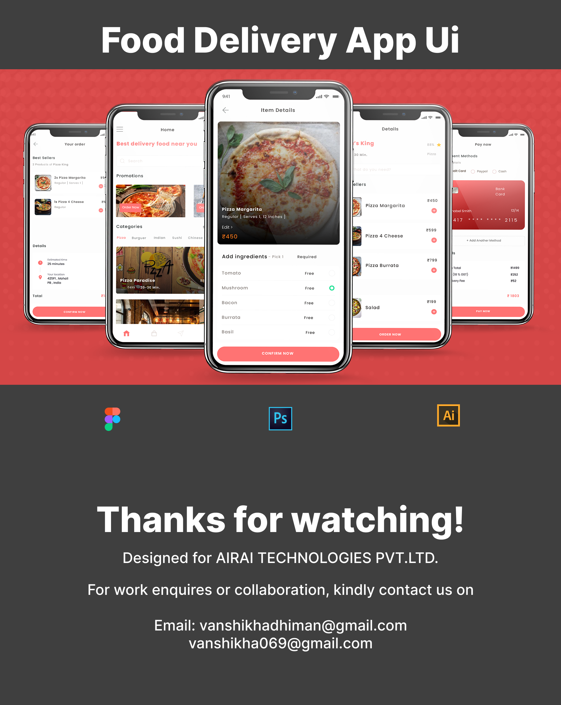 Food Delivery App Ui Designing app design app ui app ui design design designing figma food app food delivery food delivery app food delivery app designing graphic design illustrator mobile app photoshop ui ui designing uiux ux