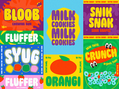 Sweet Retro Label aiyari bouncy font candy label display globey in use open type playful typeface retro retro label typeface vintage