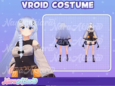 Elevate Your VTuber Identity with Mesmerizing 3D Vroid 3dcharacter 3dvroid vroid