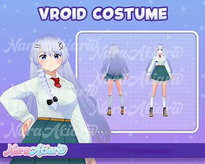 Explore Captivating 3D Vroid Costumes to Enhance Your VTuber 3danime 3dcahracter 3dvroid