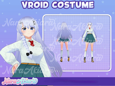 Explore Captivating 3D Vroid Costumes to Enhance Your VTuber 3danime 3dcahracter 3dvroid