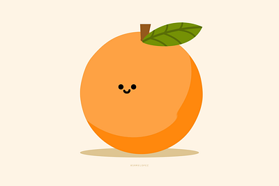 Orange ya glad? bounce character citrus energy jump orange roll