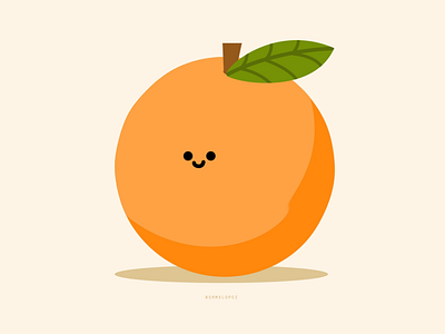 Orange ya glad? bounce character citrus energy jump orange roll