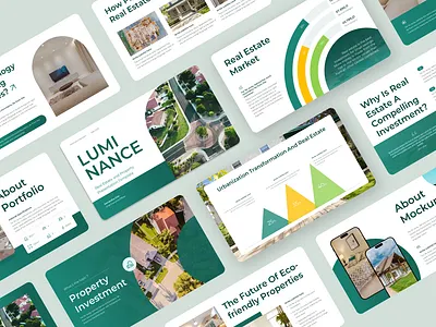 Luminance - Real Estate Powerpoint Template creative powerpoint furniture inspiration layout powerpoint powerpoint deck powerpoint design presentation design presntation deck real estate real estate deck presentation real estate powerpoint ui design