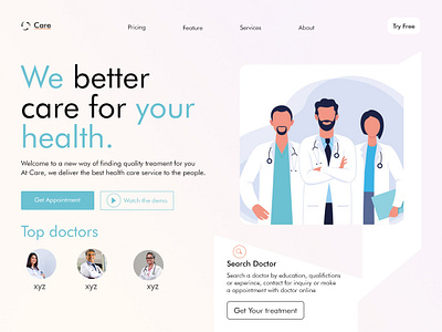 Health care banner branding design graphic design photoshop