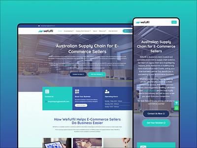 Australian Supply Chain for E-Commerce Sellers - Wefulfil australian australian supply bootstrap css css design e commerce e commerce sellers html javascript jquery website wefulfil wordpress wordpress website