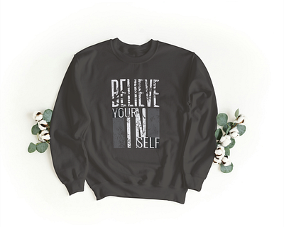 Unstoppable Belief Crewneck graphic design