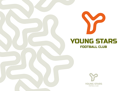 Sports Logo - Young Stars Football Club branding brandmark creativelogo letter y lettermark logo logoart logoawesome logodesign logodesigner logogrid logoinspiration logomaker logomark logonew logopassion logoprocess logos modernlogo monogram