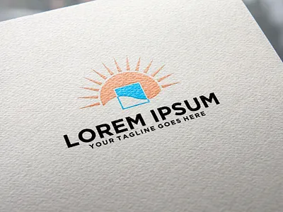 Sun Light Windows logo idea branding design graphic design icon initial light logo sign sun symbol window