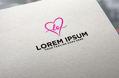Letter LS Love logo idea branding design graphic design icon initial letter ls logo love pink sign symbol