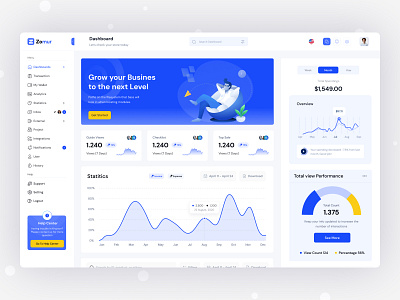 Dashboard Admin Template admin app ui dashboard dashboard template dashboard ui saas ui kit