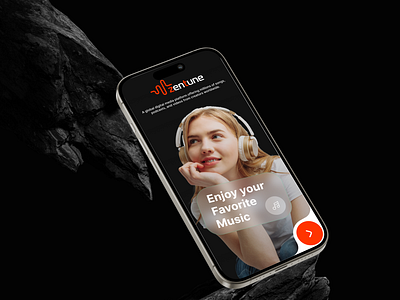 ZenTune Modern Mobile App for Music Lovers mobile app music app musicstreaming streaming ui uidesign uiux ux