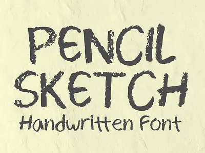 Pencil Sketch Font cartoon comic design display font font font design graphic graphic design hand drawn font hand drawn type hand lettering handwritten headline lettering logotype text type design typeface typeface design typography