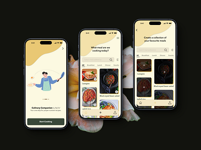 The Culinary Companion culinarysupport design kitchenassistant ui