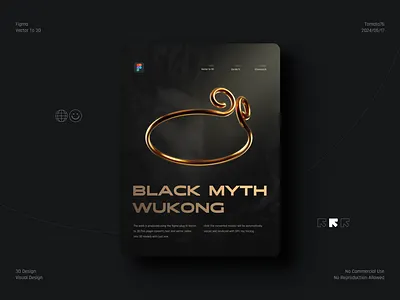 Black Myth Wukong 3d branding color design graphic design icon illustration ui vector