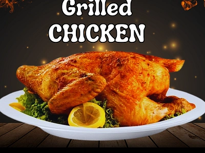 Food Poster Design 'Let's Turn your imagination into reality' business canva chicken poster design design food poster photoshop poster design posters social media post social media post design