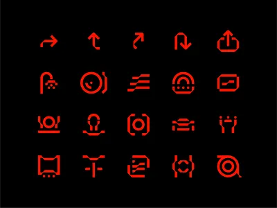 ACE Wayfinding Iconography arrows branding design graphic design guidance icon icon design icon designer icon set iconography icons illustration illustrator logo minimal navigation signage signs vector wayfinding