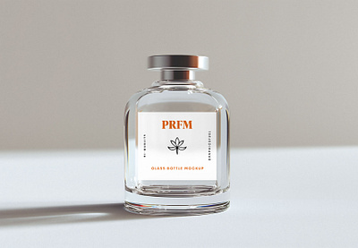 Luxury Perfume Bottle Mockup premium