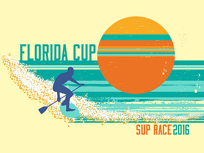 Sunshine State Showdown: Retro Florida Cup Jersey design illustration