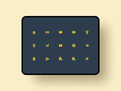 Icons for Financial Success animation app branding design graphic design icon icons illustration logo ui uiux ux