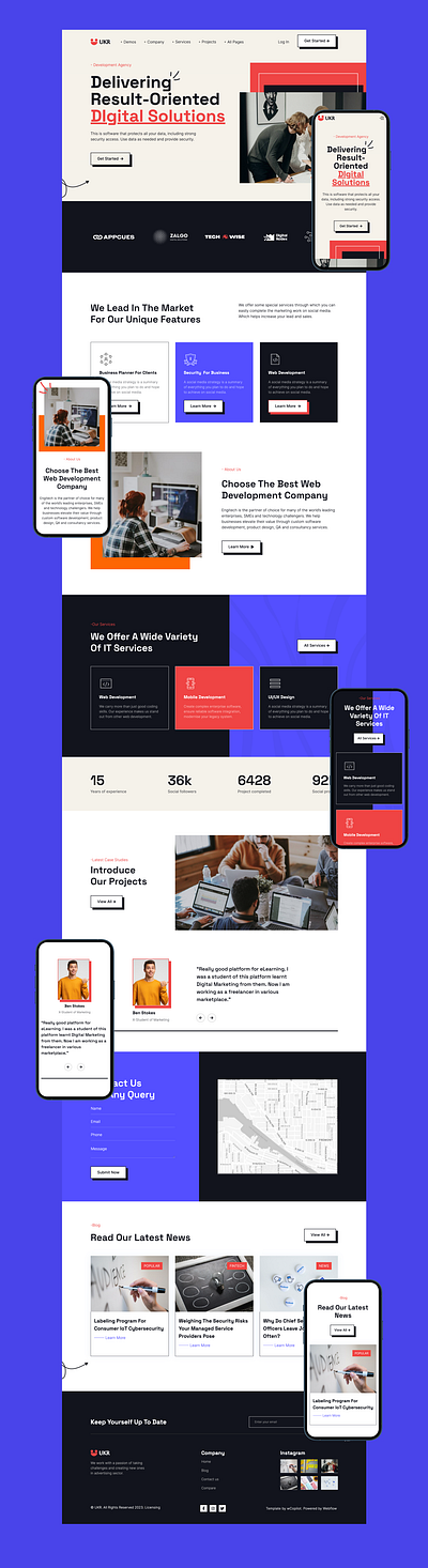 UKR professional template responsive design saas website template saas websites ui design user friendly design webdesign webdesign template webflow webflow design webflow template website design website template