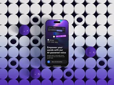 AI powered voice assistant UI design figma mobile app ui ui ux ui ux design