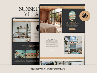 Vacation Rental Squarespace Website Template airbnb host website holiday rentals home rental website hotel website luxury website modern website property website real estate agency real estate website short term rental squarespace template squarespace theme squarespace website vacation rental venue website website design website template website theme
