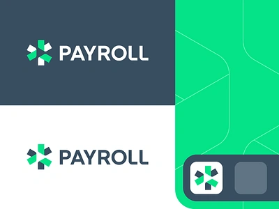 Payroll logo anstract logo branding currency finance logo fintech logo freelancer logo geometric identity logo logo design modern modern logo money payment payroll symbol