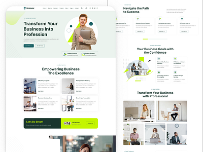 Master - Consulting Business Landing Page Template Multipurpose ui