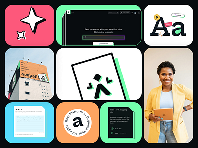 Acapella - thoughts and ideas app acapellaapp branding designinspiration organizeyourideas productivityhacks professionaltools progressive web application web ui