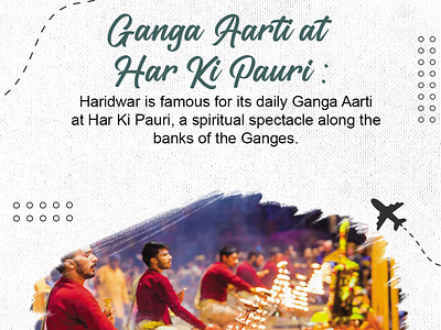 Haridwar Special - Trivial Facts Carousel Post animation branding carousel post graphic design haridwar logo motion graphics socialpost trivial facts ui