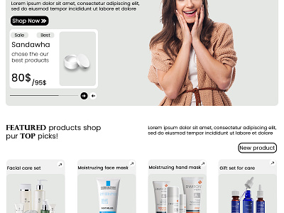 skin care design banner branding design graphic design illustration logo photoshop ui ux vector