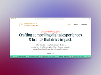 Design Customisation - Portfolio of Claudia Monroy design graphic design illustration portfolio responsive ui web design webflow