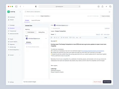 Edit Broadcast - Dashboard ads ads marketing broadcast dashboard broadcast management campaign campaign management clean dashboard dashboard dashboard edit email dashboard marketing dashboard product design saas dashboard ui uiux web webdesign website