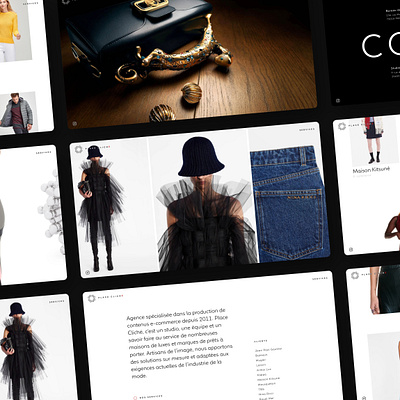 Place Cliché - Website clothing ui webdesign