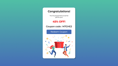 Daily UI #061 - Redeem Coupon 100 days ui challenge adobe daily ui design redeem coupon ui ui challenge ui design