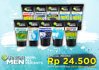 Garnier POP advertising branding design point of purchase product promo