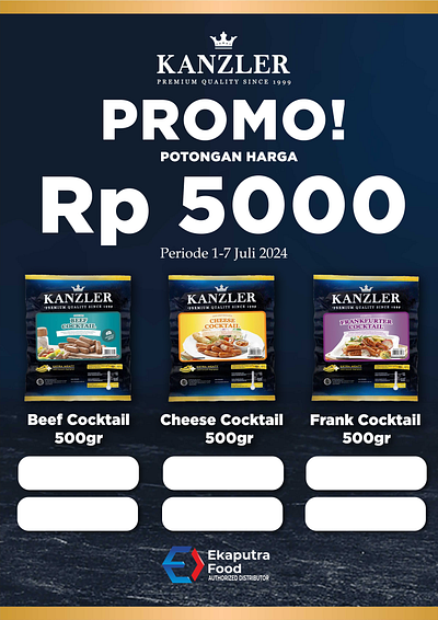 Kanzler Sausage Promo advertising branding design food product promo